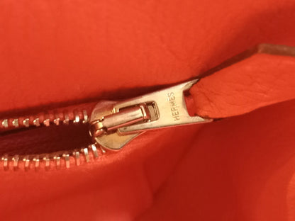 Hermes Jypserie 28 Rouge Casaque Clemence Stamp B 2023
