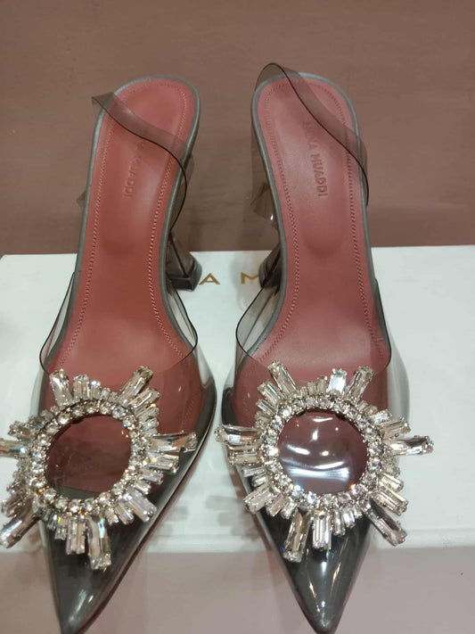 Amina Muaddi Begum Transparent Pumps Size 37 1/2