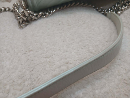 Chanel Leboy Chevron Iridescent Green Old Medium Series 25