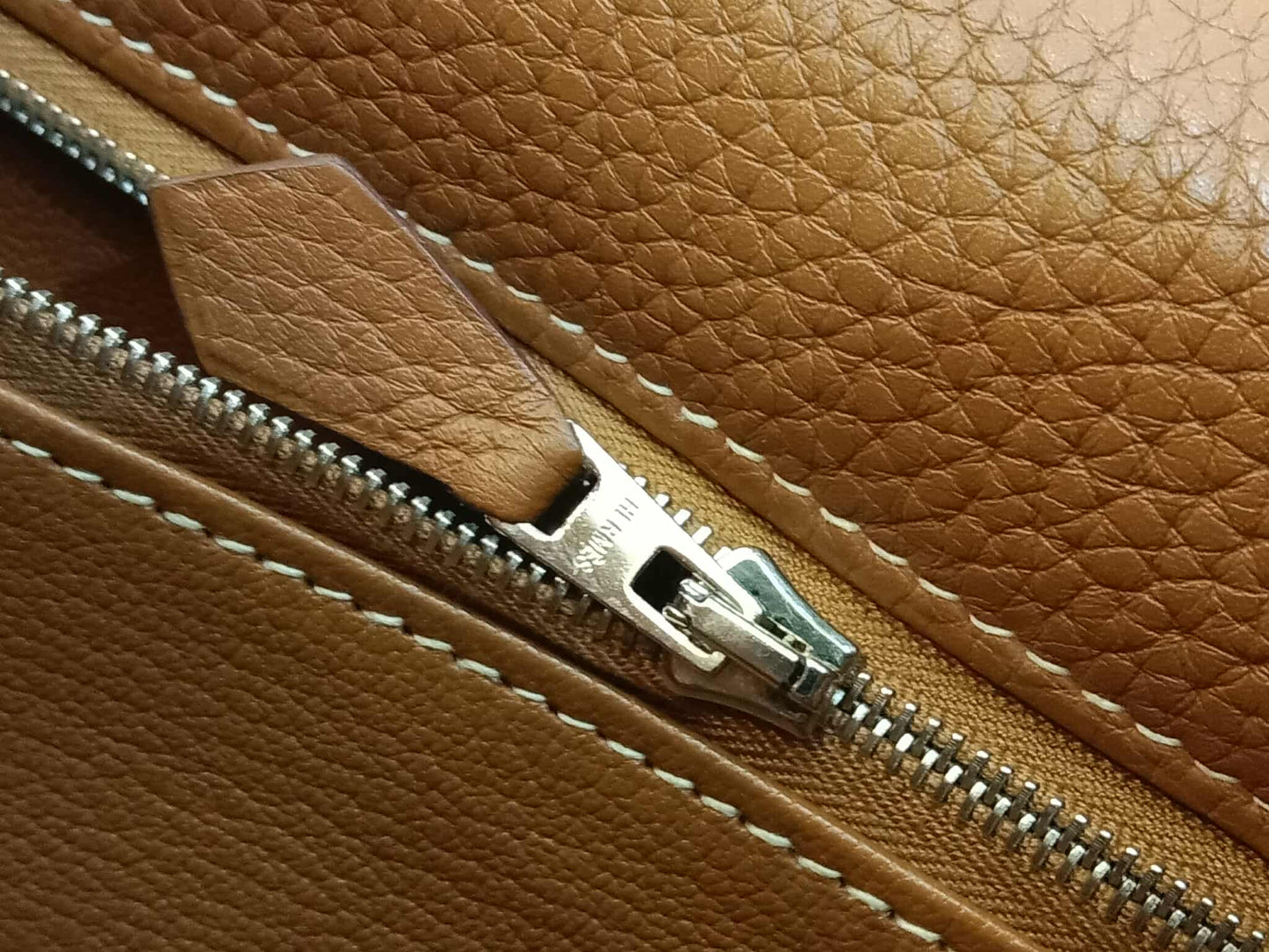 Hermes JPG 42 Gold Clemence Stamp N Square 2010