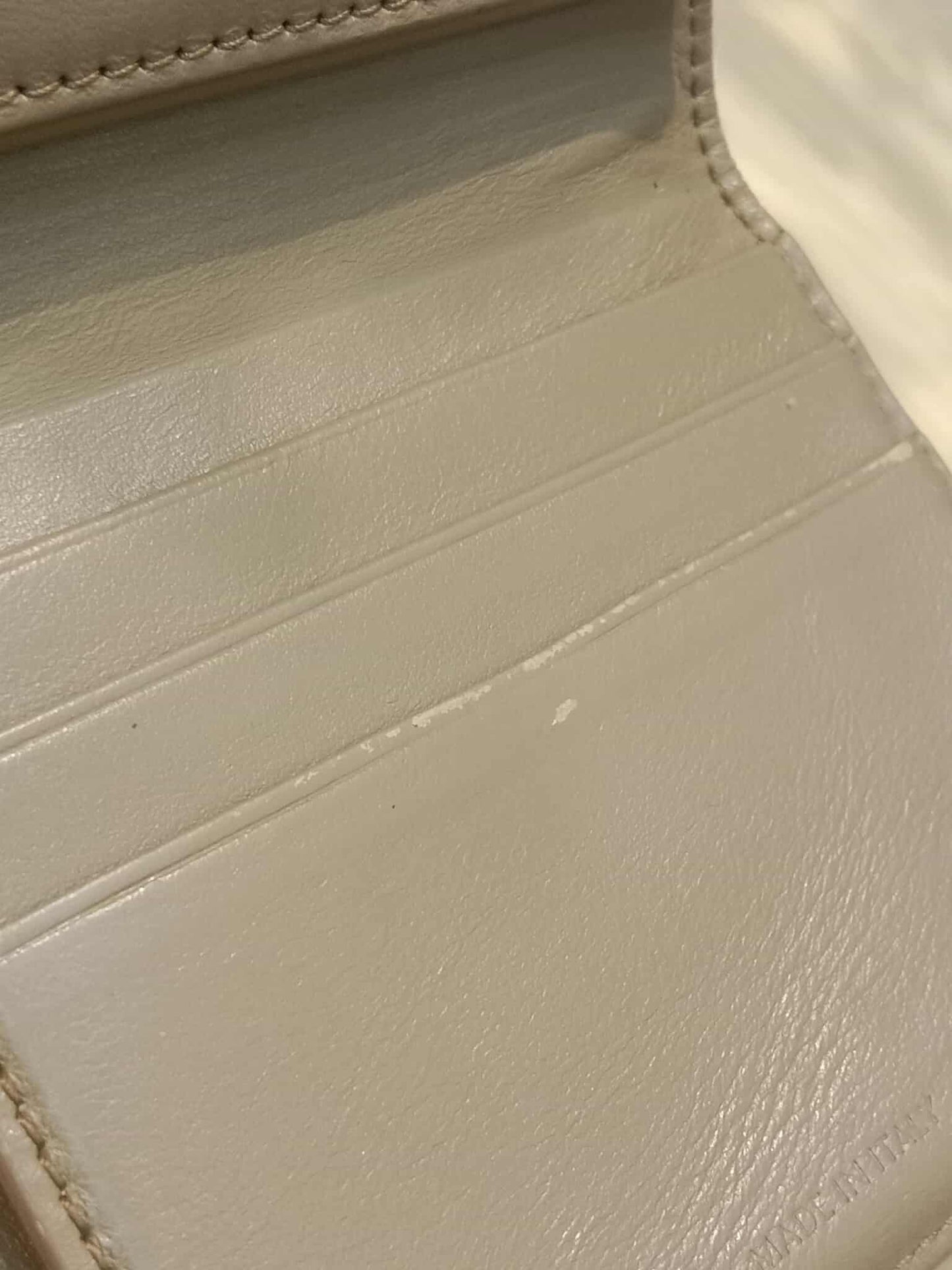 Celine Beige Trifold Wallet