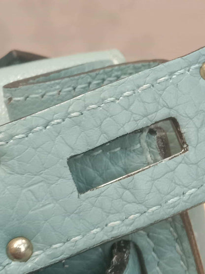 Hermes Jypserie 34 Blue Clemence Stamp M Square 2009