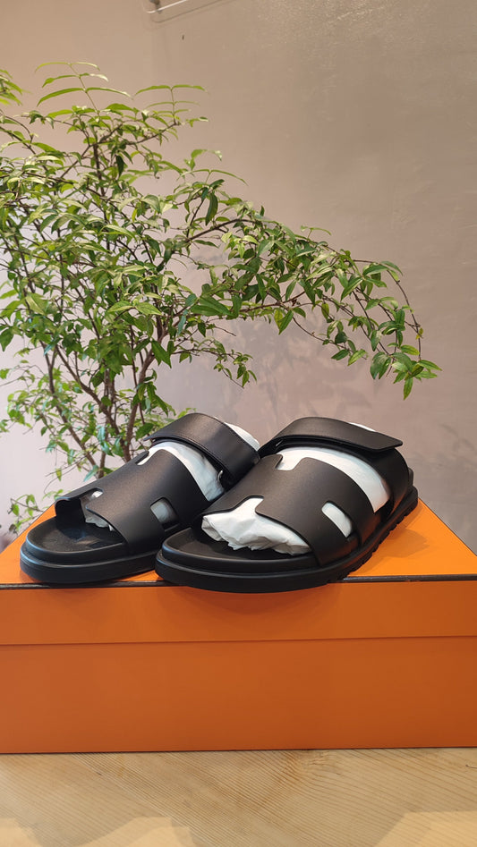 Hermes Men's Chypre Black Size 43