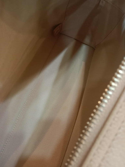 Chanel Bowling Bag Beige Caviar Series 9