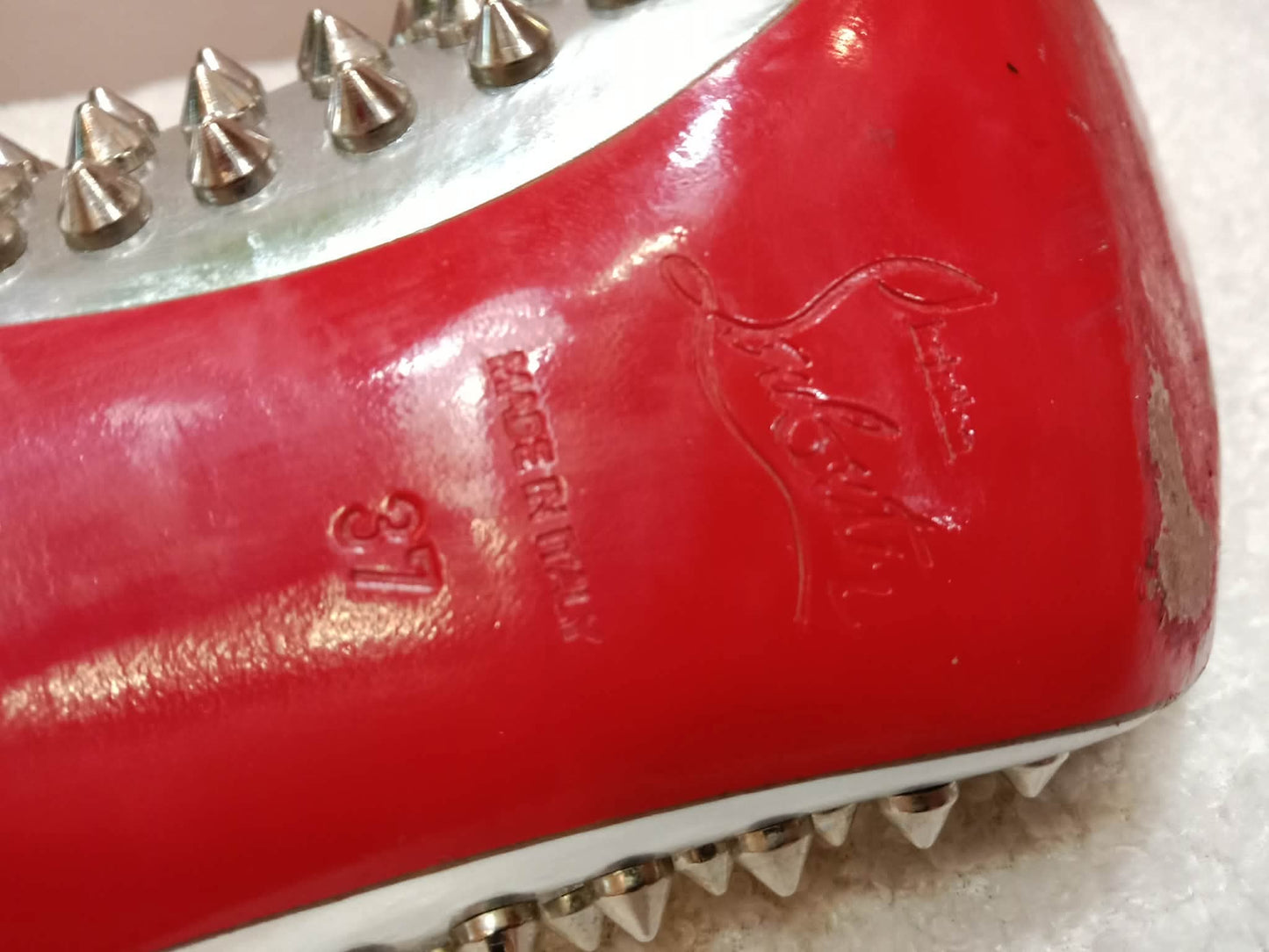 Christian Louboutin Condora Spikes Pumps Size 37