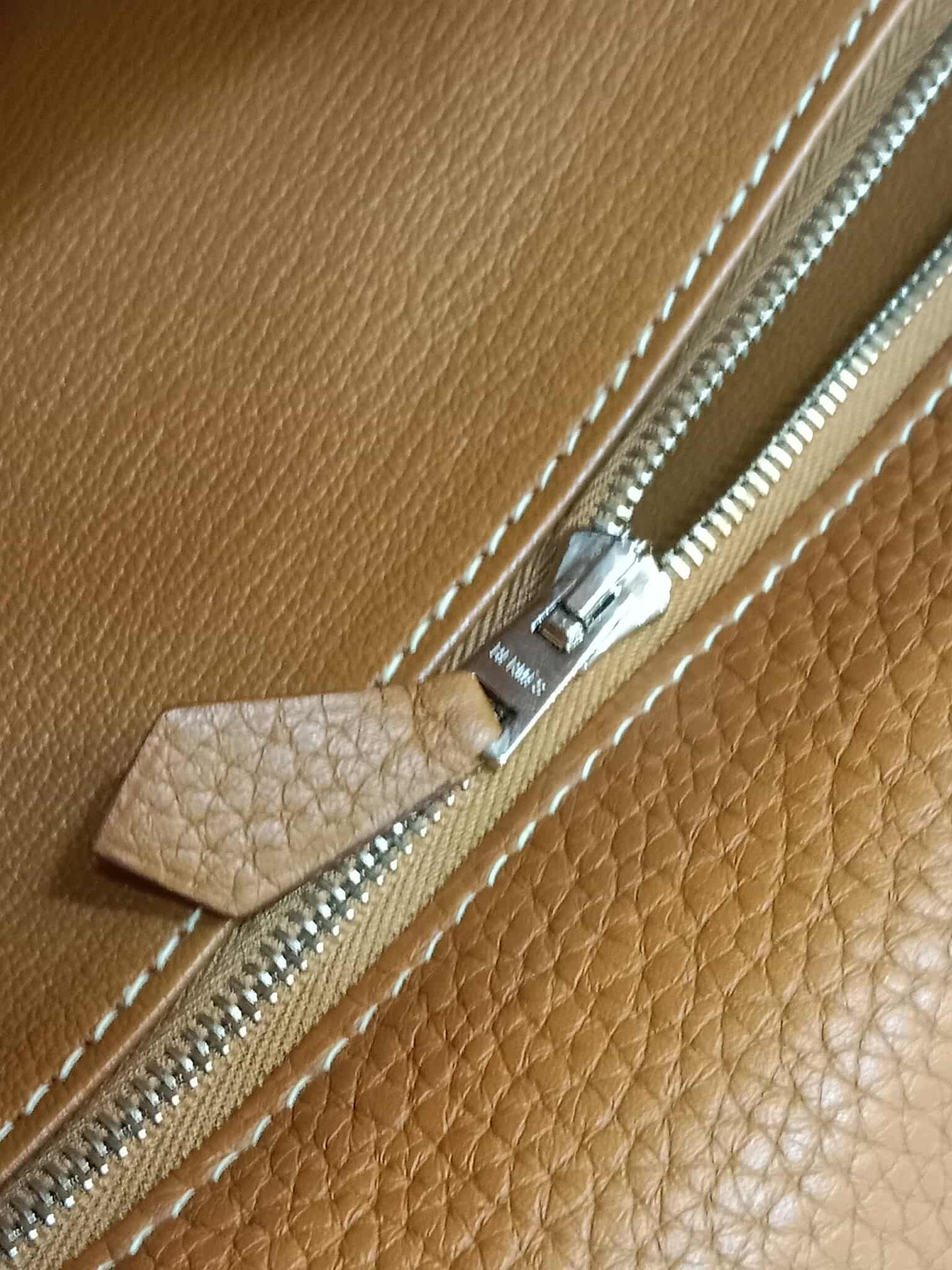 Hermes JPG 42 Gold Clemence Stamp N Square 2010