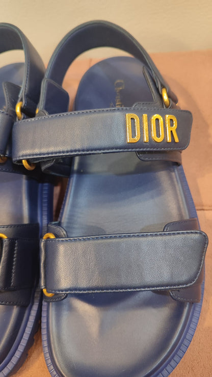 Dior Dioract Blue Royal Lambskin Size 38