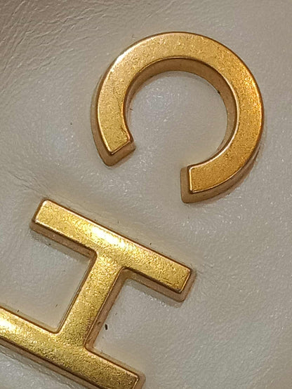 Chanel 22 Mini Tote Lambskin White Microchipped