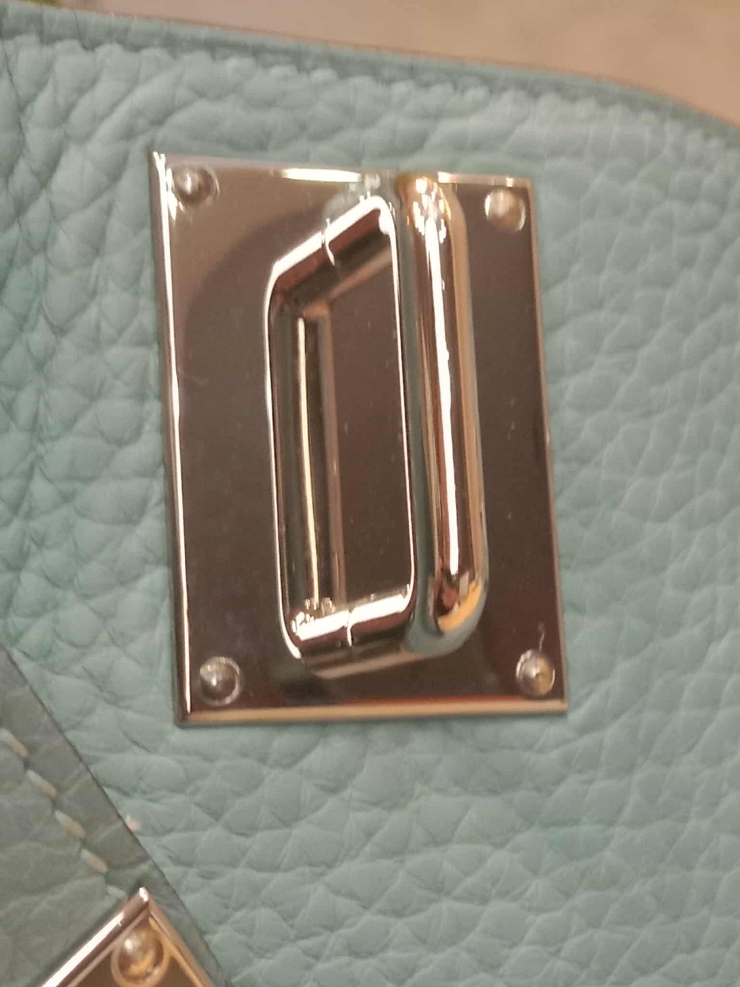 Hermes Jypserie 34 Blue Clemence Stamp M Square 2009