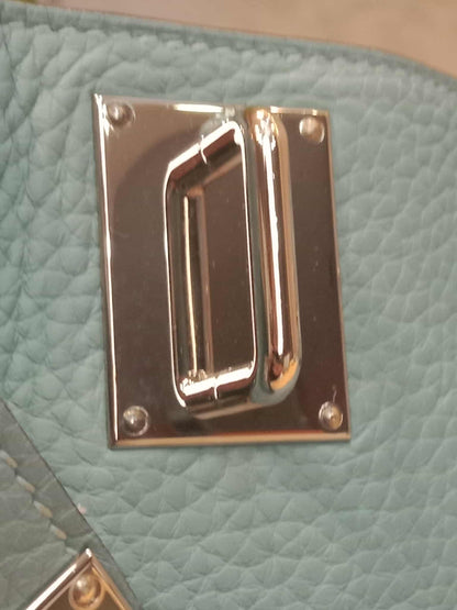 Hermes Jypserie 34 Blue Clemence Stamp M Square 2009