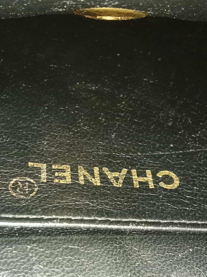 Chanel Vintage Lambskin Flap Black Series 3