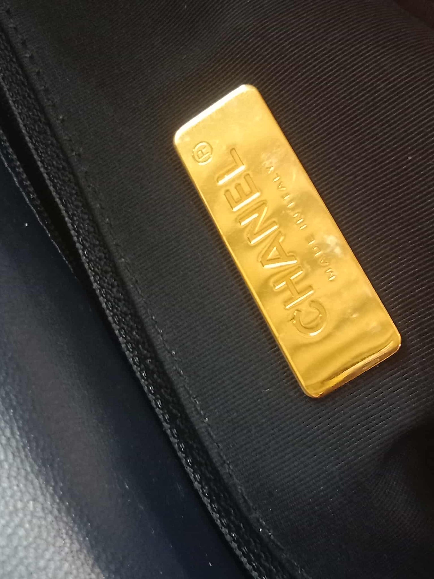 Chanel 19 Beige Midnight Blue Small Series 30