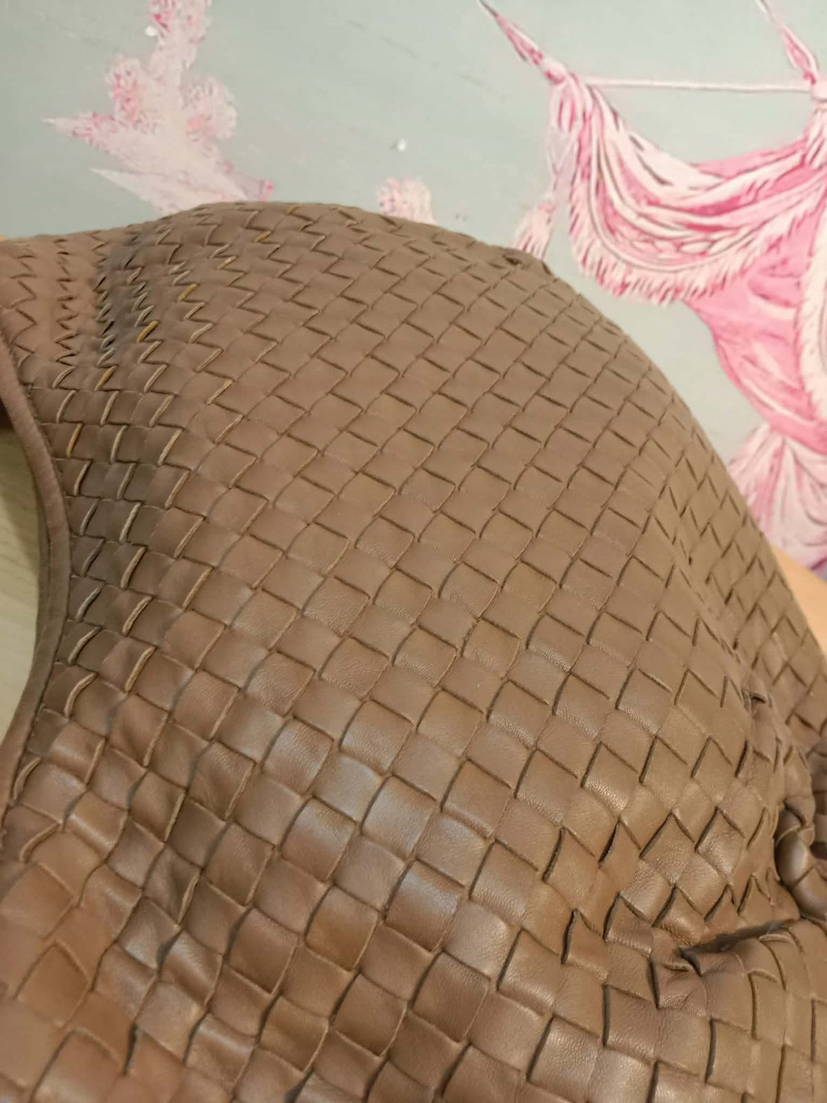 Bottega Veneta Hobo Intrecciato Bag Brown