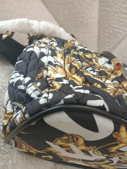 Versace Jeans Couture Crunchy Bucket Bag Baroque Print