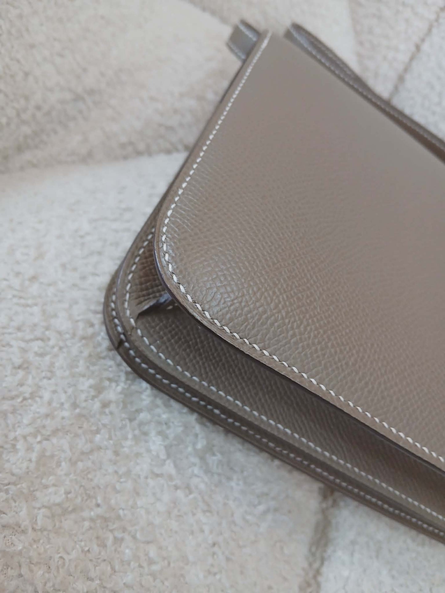 Hermes Constance 18 Epsom Etoupe Stamp U 2022