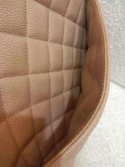 Chanel Medallion Beige Caviar Series 11