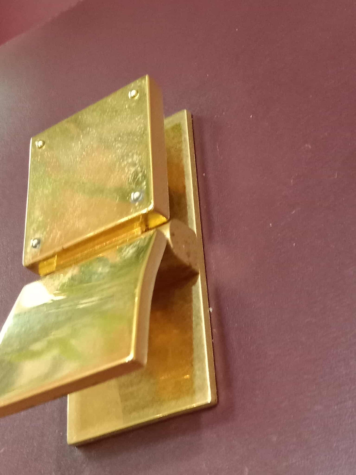 Celine Medium Classic Box Bag In Burgundy Calfskin Leather