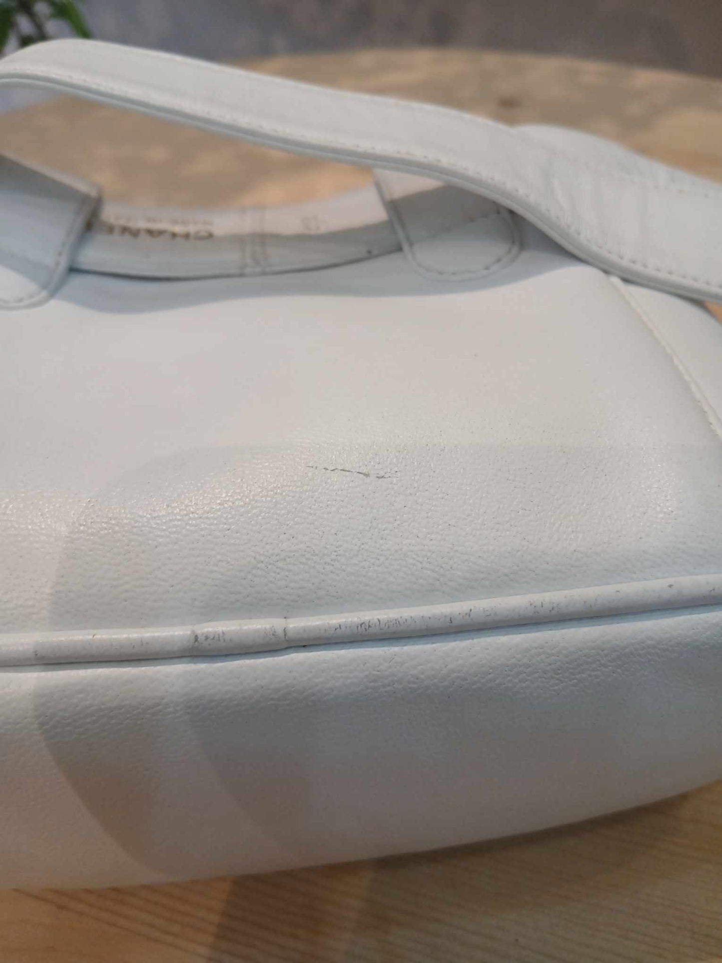 Chanel Belt Bag White Lambskin Series 2