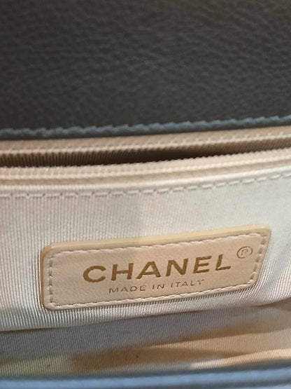 Chanel Label Click Small Quilted Calfskin Series 23