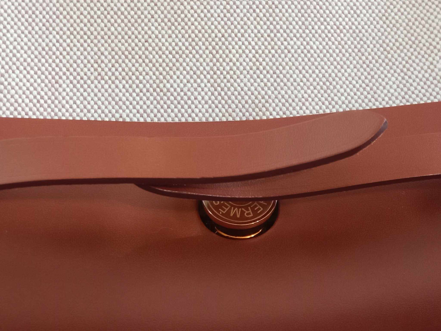 Hermes Mini Herbag Viking/Vache Hunter Ecru-Beige/Fauve Stamp  W 2024