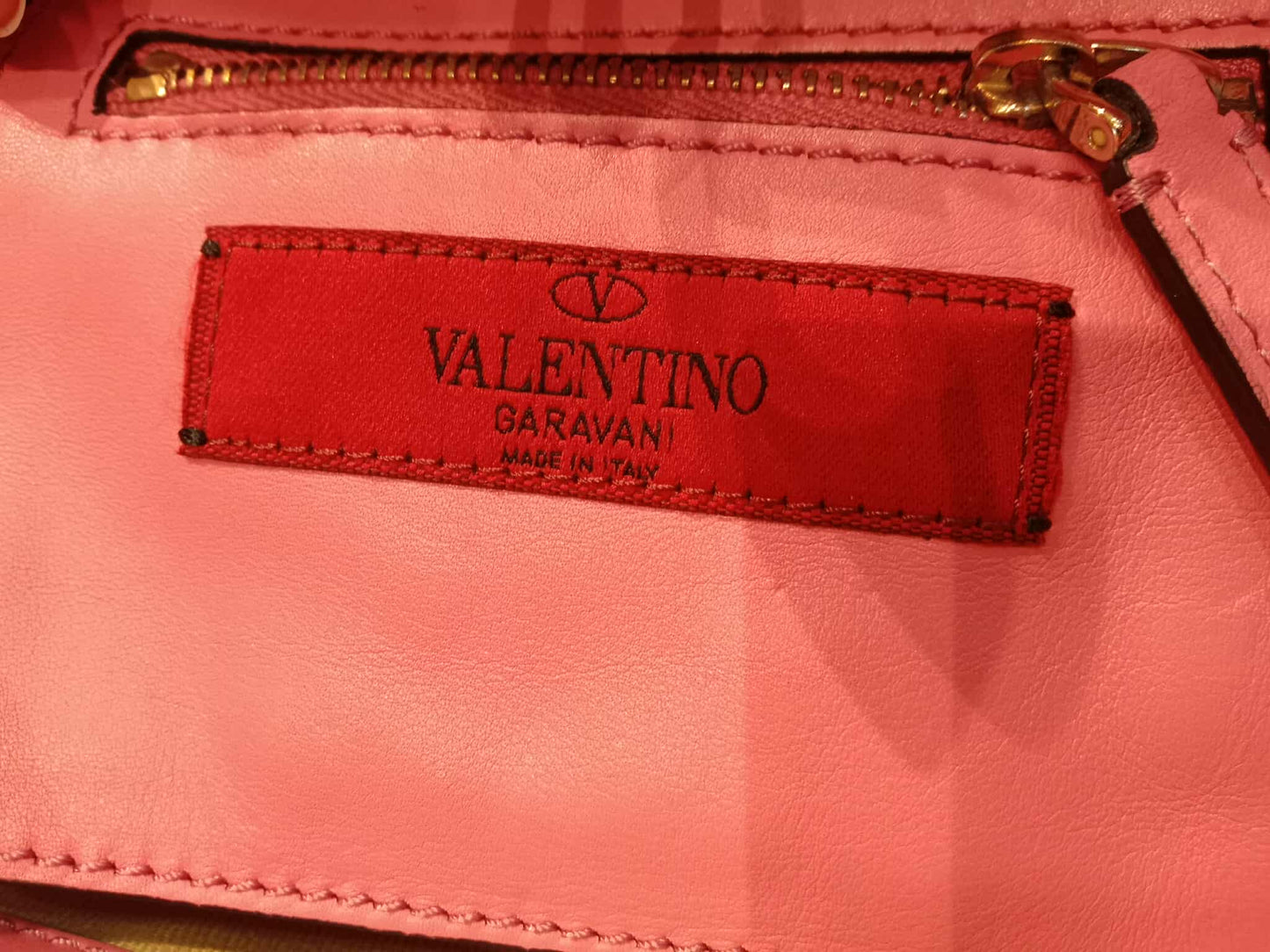 Valentino Rockstud Tote Bag Pink Mini