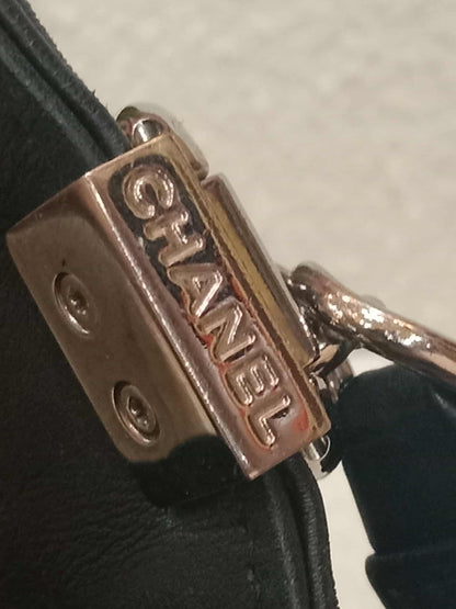 Chanel North South Boy Flap Bag Tweed/Lambskin Series 27