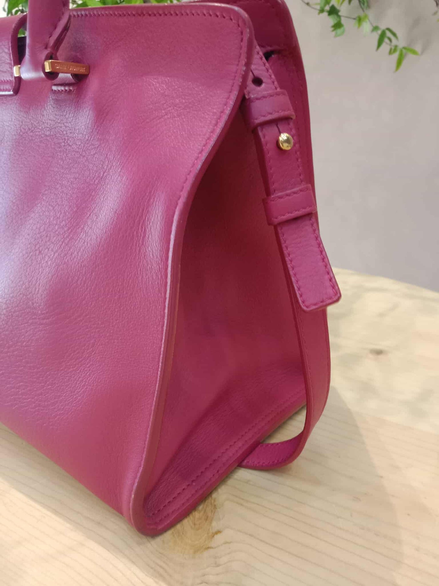 YSL Smooth Calfsin Cabas Bag Small Pink