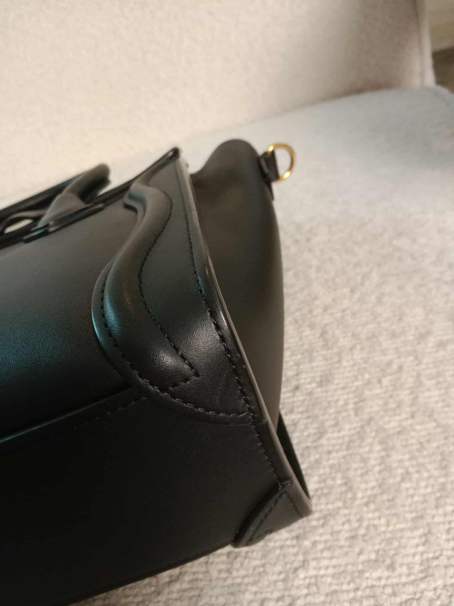 Celine Nano Luggage Bag Black
