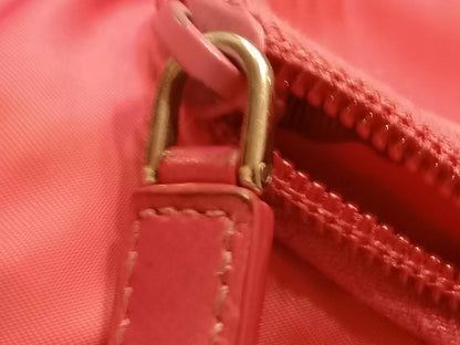 Prada Pink Tessuto Nylon/Leather Messenger Bag
