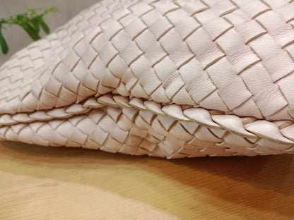 Bottega Veneta Intrecciato Hobo Bag Pink