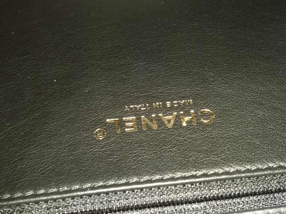 Chanel CC Filigree Vanity Case Caviar Black Large Series 29