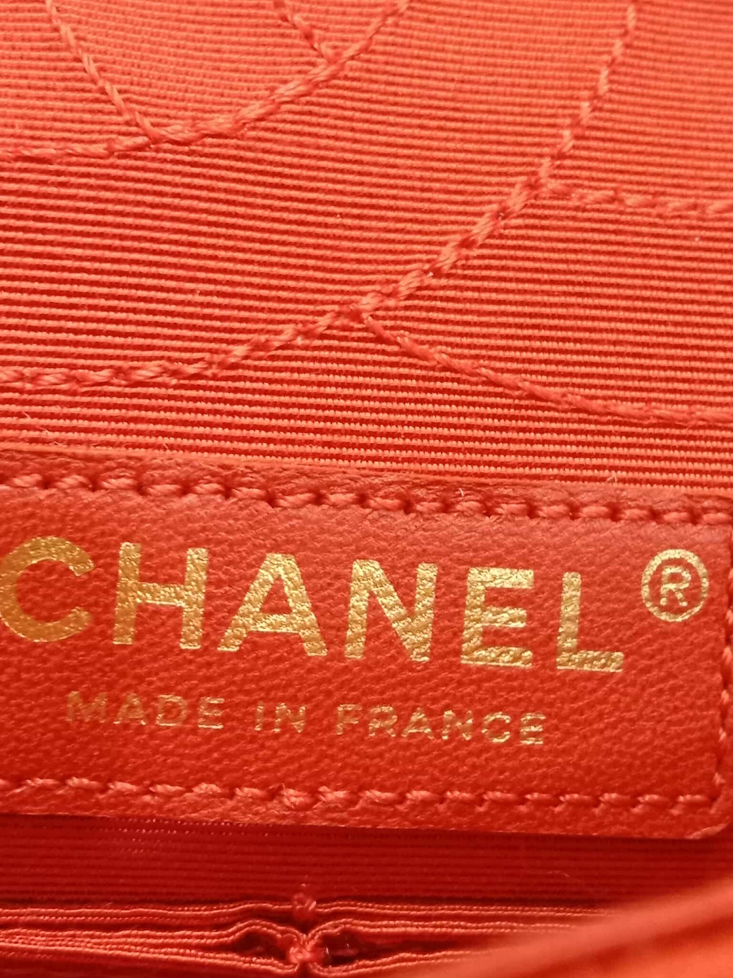 Chanel 2.55 Reissue Double Flap in Coral Jersey Fabric Series 11