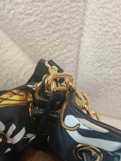 Versace Jeans Couture Crunchy Bucket Bag Baroque Print