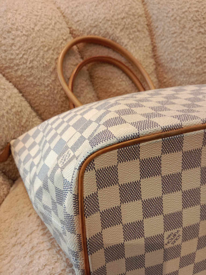 Louis Vuitton Damier Azur Saleya MM Handbag