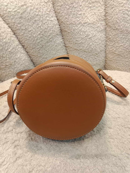 Fendi Step Out Canvas Bucket Bag Brown