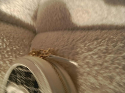 Chanel Tweed Quilted Round Filigree Pouch with Chain Black/White Microchipped