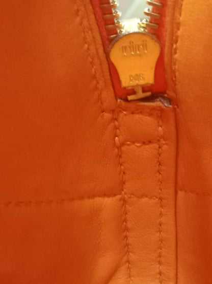 Hermes Bolide 35 Poppy Orange Clemence Stamp F Square (2002)