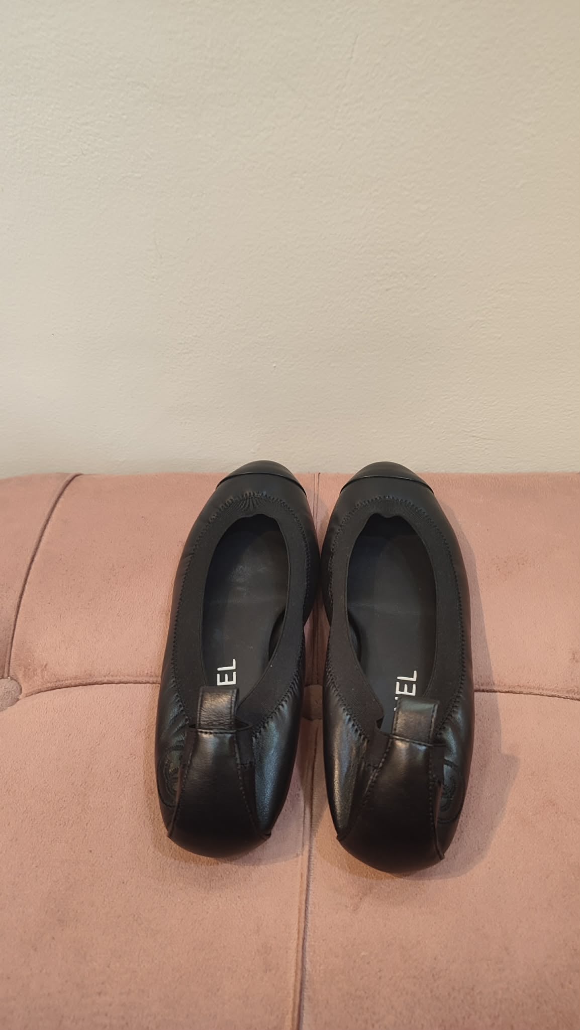 Chanel Ballet Flats Black Size 37C