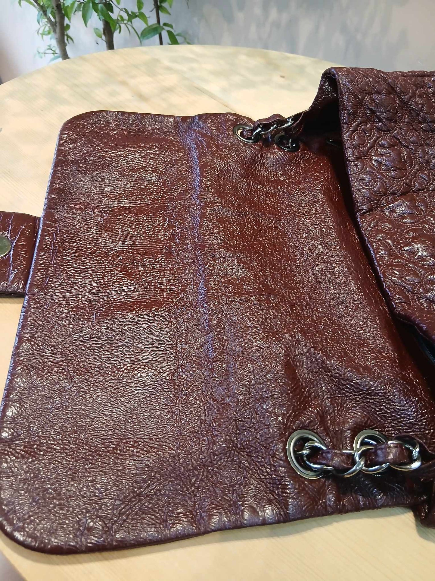 Chanel Rock in Moscow Classic Flap Burgundy Series 12