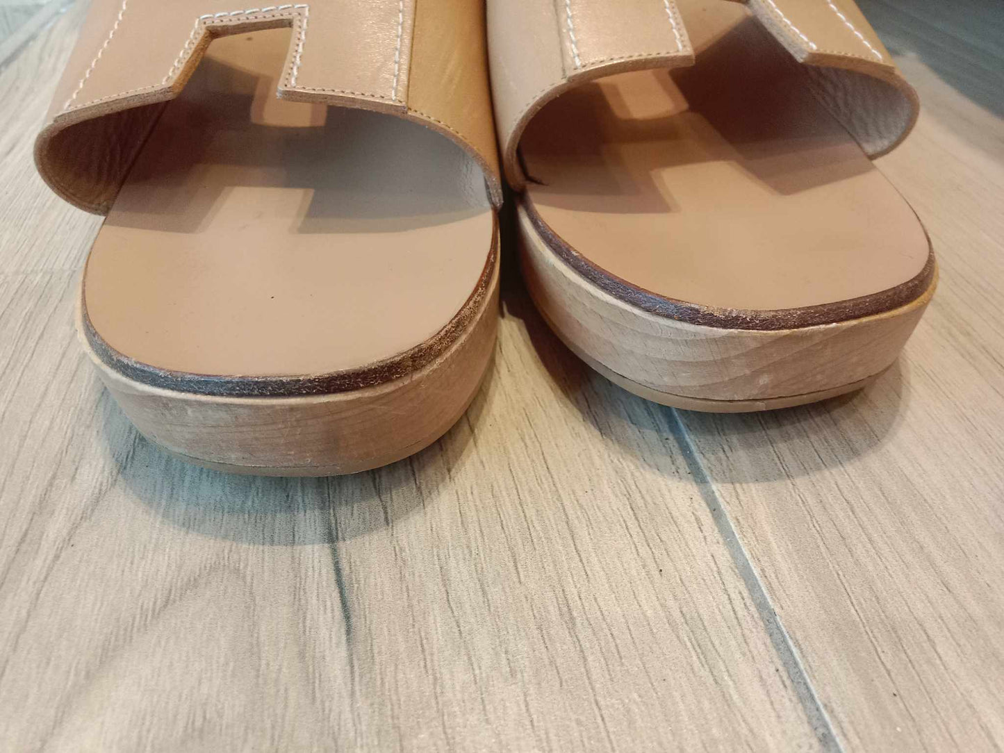 Hermes Brown Sandals Size 39