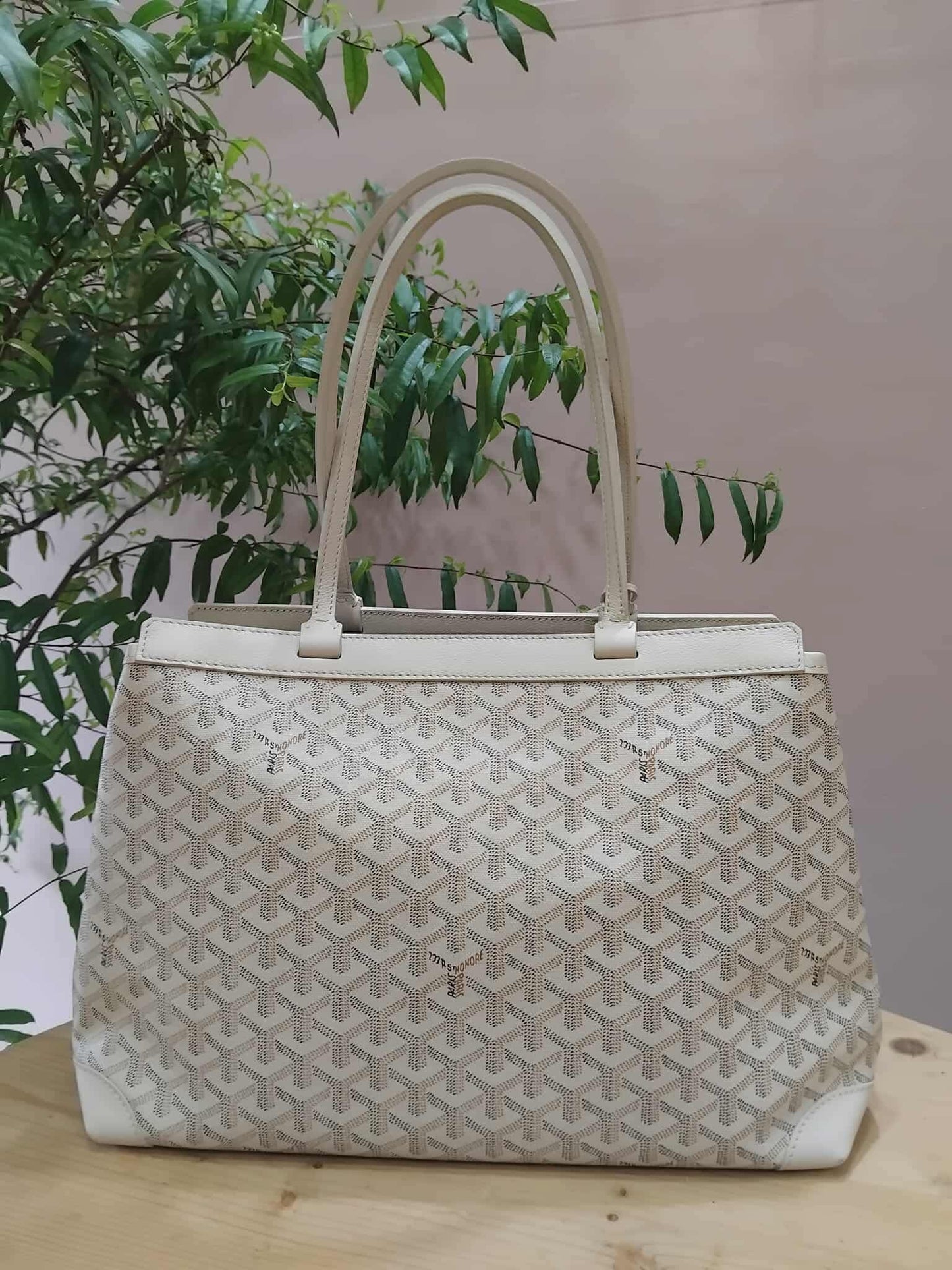 Goyard Bellechasse Biaude White PM