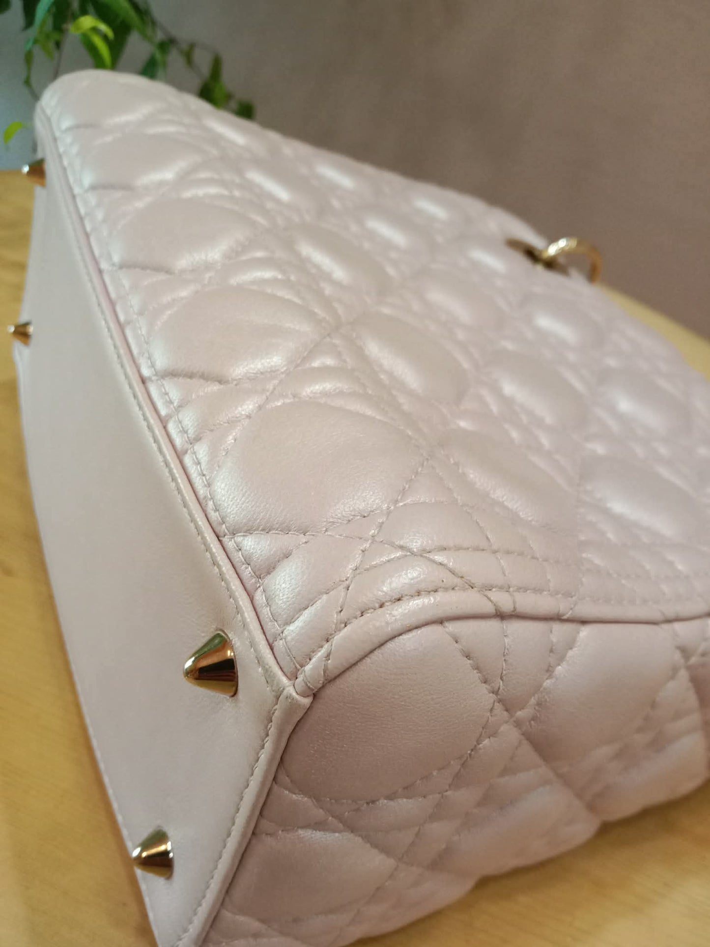 Christian Dior Cannage Lady Dior Powder Pink Medium