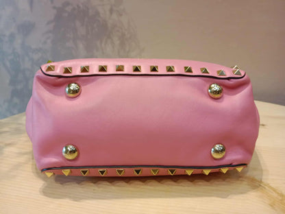 Valentino Rockstud Tote Bag Pink Mini