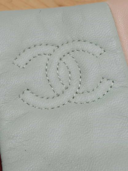 Chanel Colorblock Patchwork O-Case Clutch Lambskin Series 22
