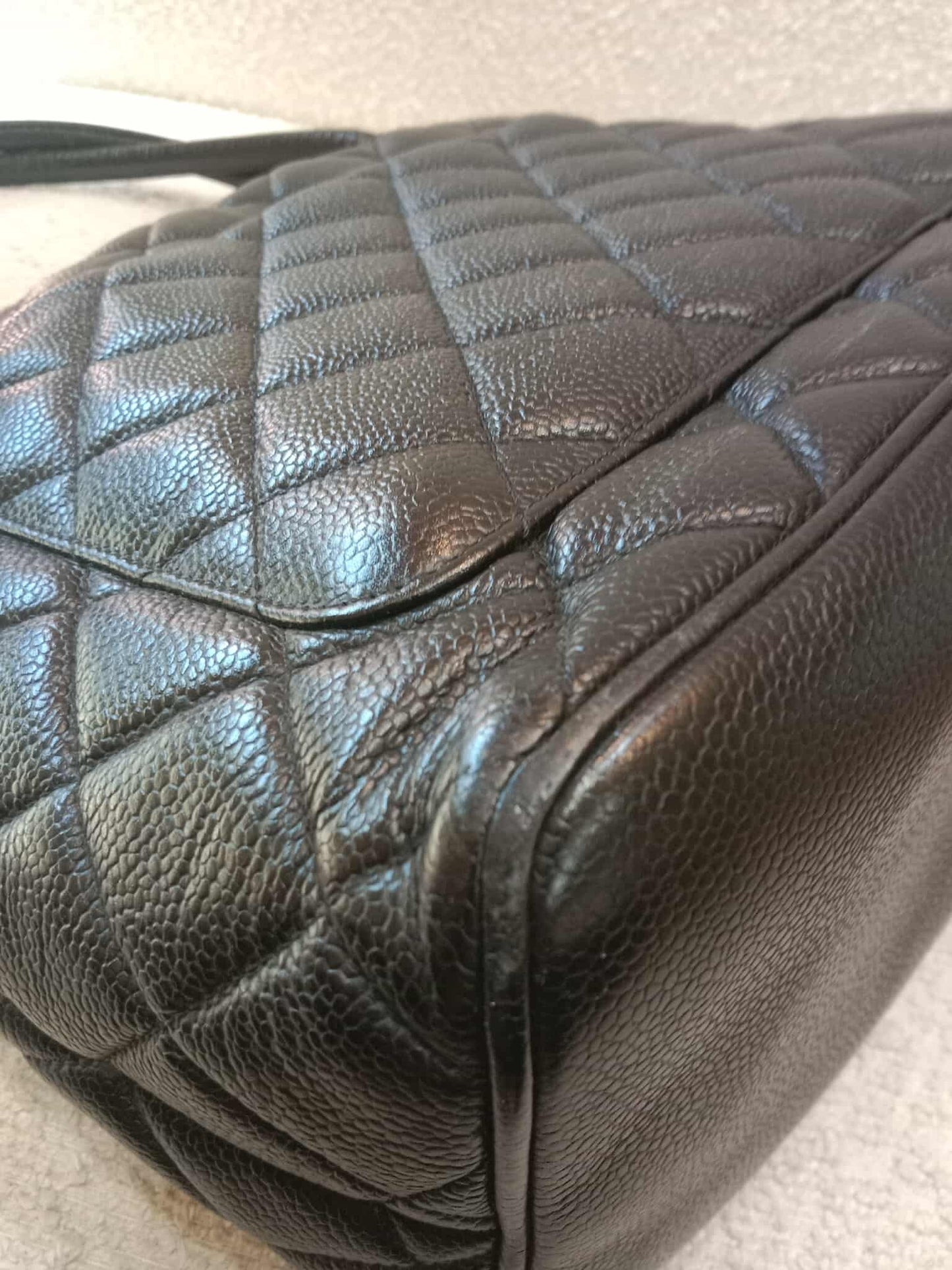 Chanel Medallion Black Caviar Series 7