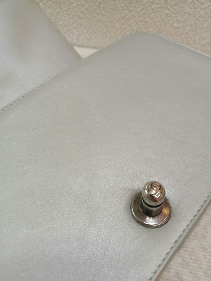 Chanel Le Boy Lambskin Old Medium Gray Series 20