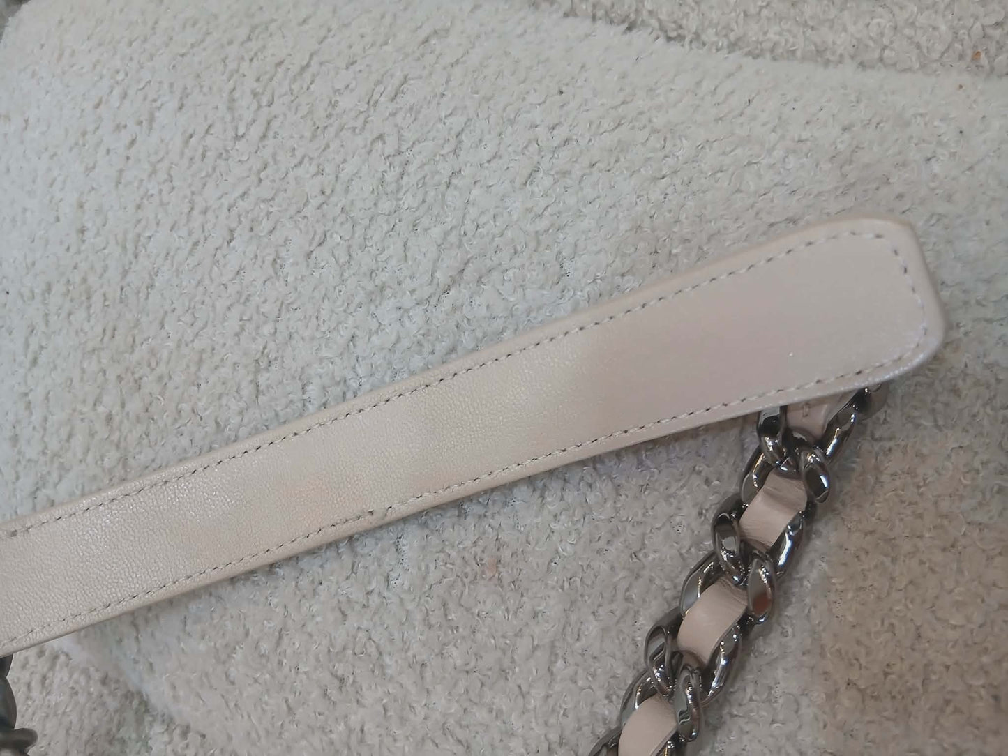 Chanel 19 Beige Lambskin Small Series 30