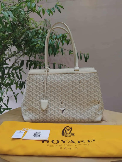Goyard Bellechasse Biaude White PM