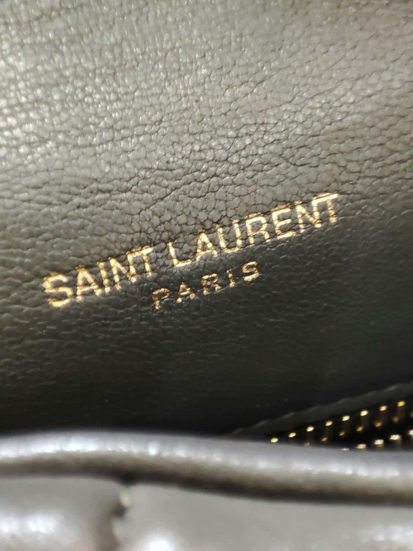 Saint Laurent Loulou Dark Gray Bag