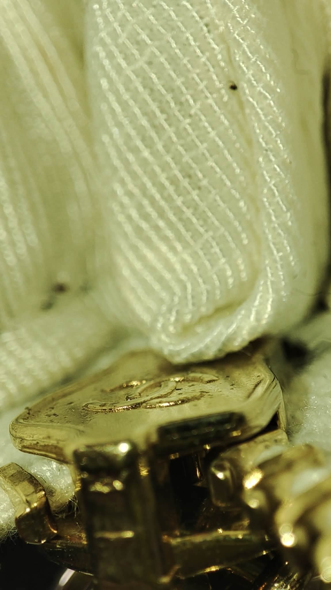 Chanel OCase Croc Embossed White Series 28